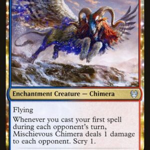 Theros Beyond Death - 223 - Mischievous Chimera - Uncommon - UR - Non-foil