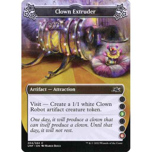 Unfinity - 204b - Clown Extruder - Common - C - Foil