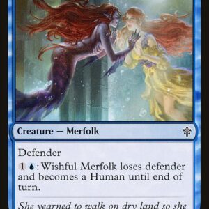 Throne of Eldraine - 73 - Wishful Merfolk - Common - U - Non-foil