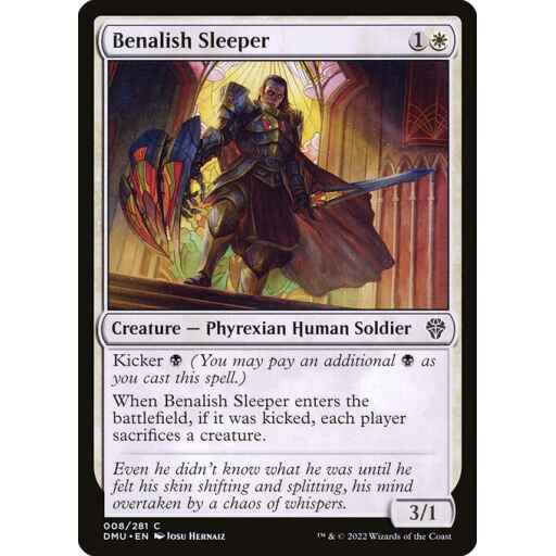 Dominaria United - 8 - Benalish Sleeper - Common - W - Non-foil