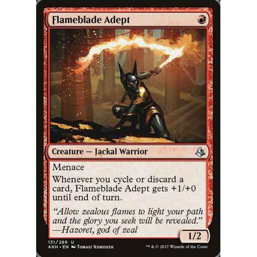 Amonkhet - 131 - Flameblade Adept - Uncommon - R - Non-foil