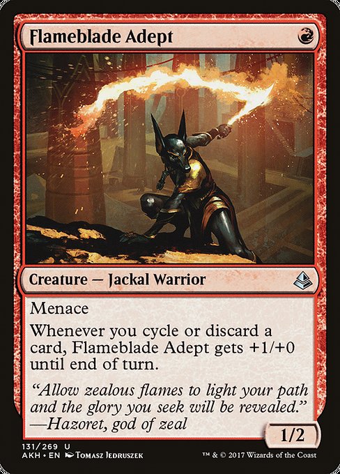 Amonkhet - 131 - Flameblade Adept - Uncommon - R - Non-foil