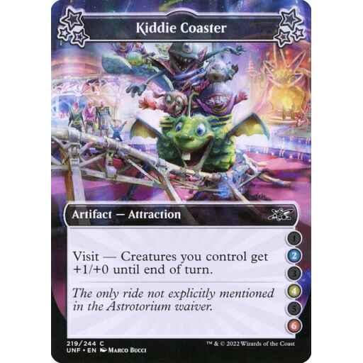 Unfinity - 219b - Kiddie Coaster - Common - C - Foil