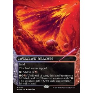 Edge of Eternities: Stellar Sights - 112 - Lavaclaw Reaches - Rare - C - Foil