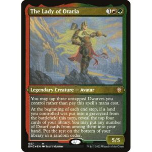 Dominaria United Commander - 57 - The Lady of Otaria - Mythic - RG - Non-foil
