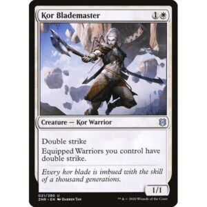 Zendikar Rising - 21 - Kor Blademaster - Uncommon - W - Non-foil