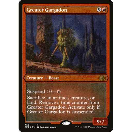 Double Masters 2022 - 453 - Greater Gargadon - Rare - R - Non-foil