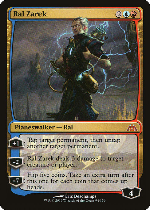 Dragon's Maze - 94 - Ral Zarek - Mythic - UR - Foil (Front)