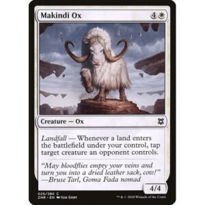 Zendikar Rising - 25 - Makindi Ox - Common - W - Non-foil