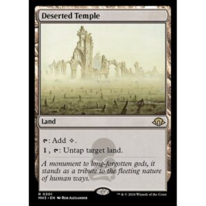 Modern Horizons 3 - 301 - Deserted Temple - Rare - C - Foil