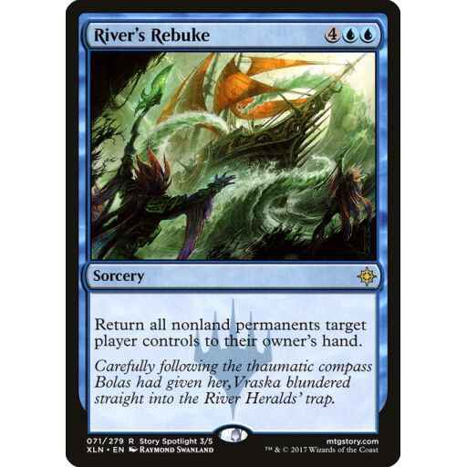 Ixalan - 71 - River's Rebuke - Rare - U - Foil