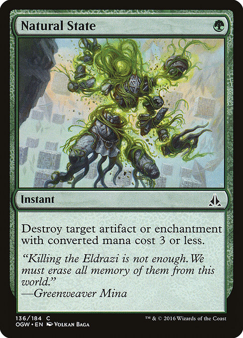 Oath of the Gatewatch - 136 - Natural State - Common - G - Non-foil