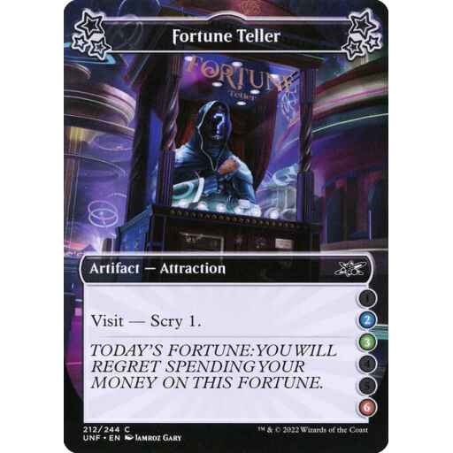 Unfinity - 212a - Fortune Teller - Common - C - Foil