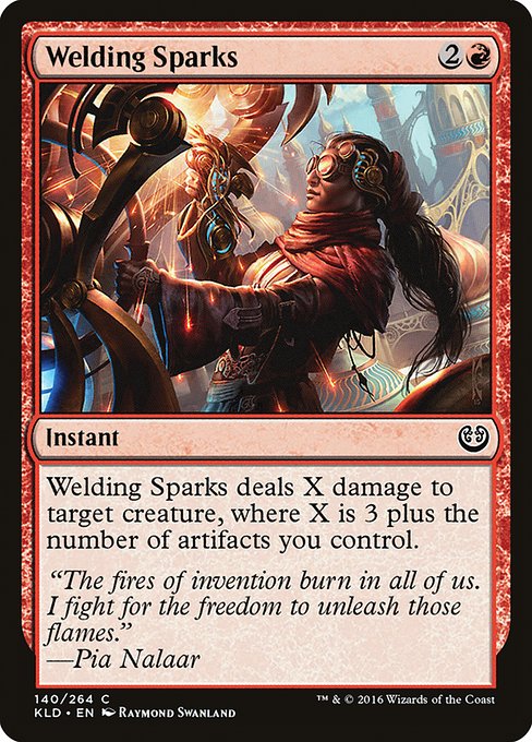 Kaladesh - 140 - Welding Sparks - Common - R - Non-foil (Front)