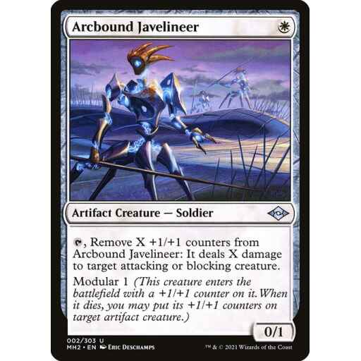 Modern Horizons 2 - 2 - Arcbound Javelineer - Uncommon - W - Foil