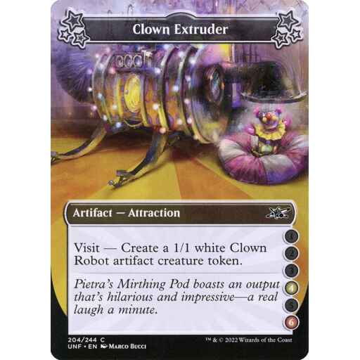 Unfinity - 204c - Clown Extruder - Common - C - Foil