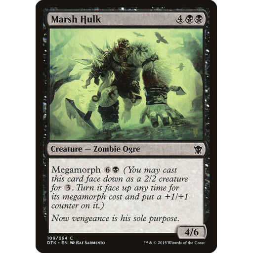 Dragons of Tarkir - 109 - Marsh Hulk - Common - B - Foil