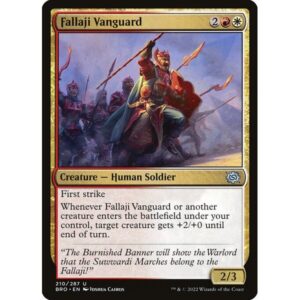 The Brothers' War - 210 - Fallaji Vanguard - Uncommon - WR - Foil