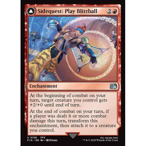 Final Fantasy - 158 - Sidequest: Play Blitzball // World Champion, Celestial Weapon - Uncommon - C - Non-foil