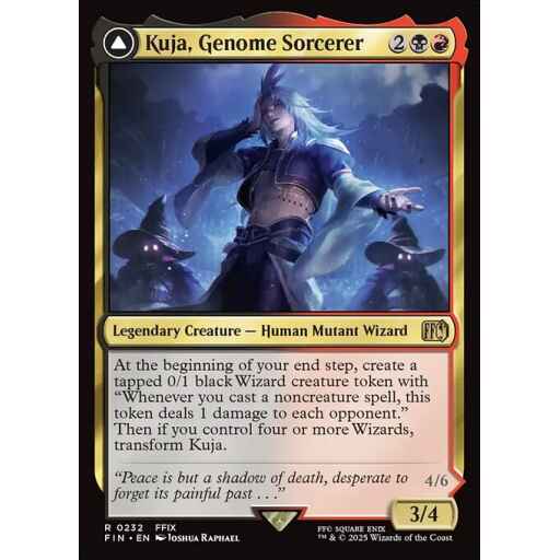 Final Fantasy - 232 - Kuja, Genome Sorcerer // Trance Kuja, Fate Defied - Rare - C - Non-foil