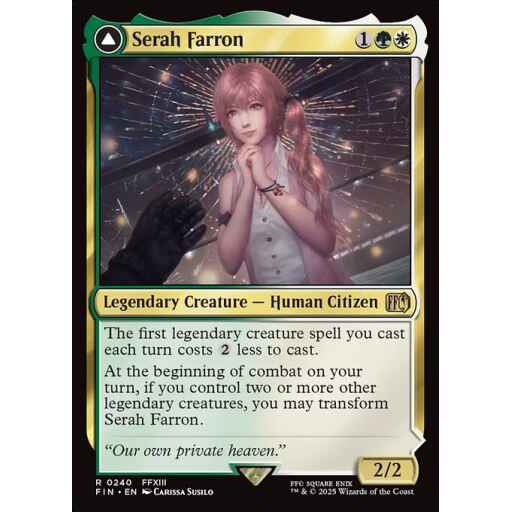 Final Fantasy - 240 - Serah Farron // Crystallized Serah - Rare - C - Non-foil