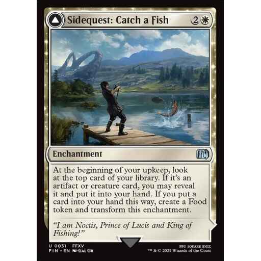 Final Fantasy - 31 - Sidequest: Catch a Fish // Cooking Campsite - Uncommon - C - Foil