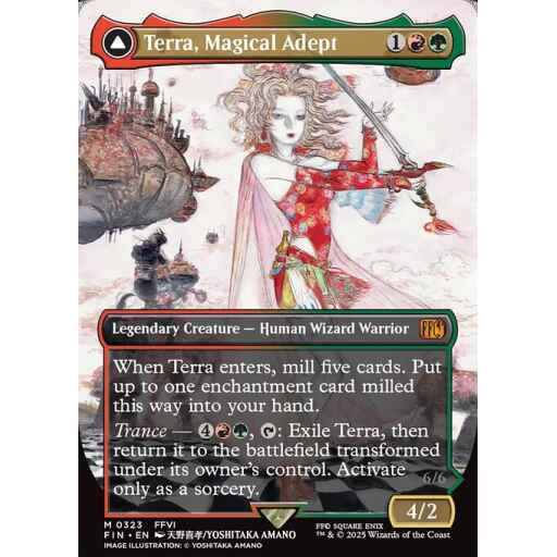 Final Fantasy - 323 - Terra, Magical Adept // Esper Terra - Mythic - C - Non-foil