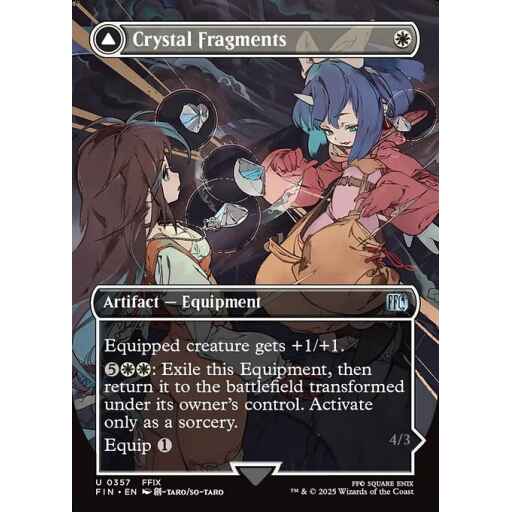 Final Fantasy - 357 - Crystal Fragments // Summon: Alexander - Uncommon - C - Non-foil