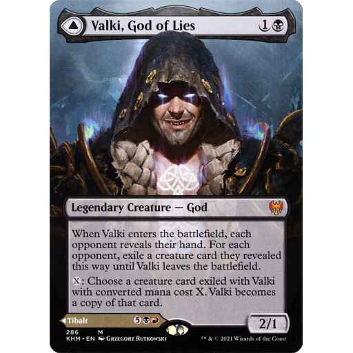 Kaldheim - 286 - Valki, God of Lies // Tibalt, Cosmic Impostor - Mythic - C - Non-foil