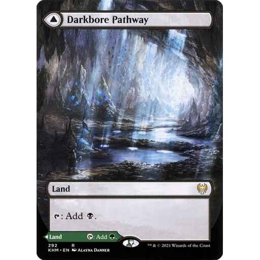 Kaldheim - 292 - Darkbore Pathway // Slitherbore Pathway - Rare - C - Non-foil