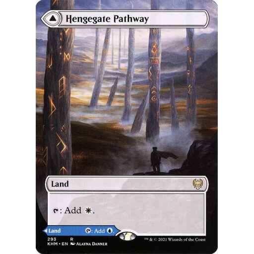 Kaldheim - 293 - Hengegate Pathway // Mistgate Pathway - Rare - C - Non-foil