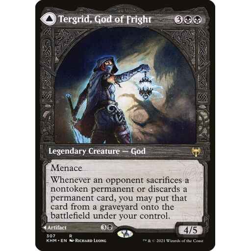 Kaldheim - 307 - Tergrid, God of Fright // Tergrid's Lantern - Rare - C - Non-foil