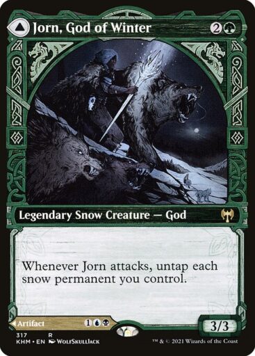 Kaldheim - 317 - Jorn, God of Winter // Kaldring, the Rimestaff - Rare - C - Non-foil