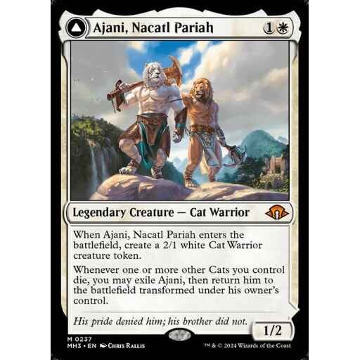 Modern Horizons 3 - 237 - Ajani, Nacatl Pariah // Ajani, Nacatl Avenger - Mythic - C - Non-foil