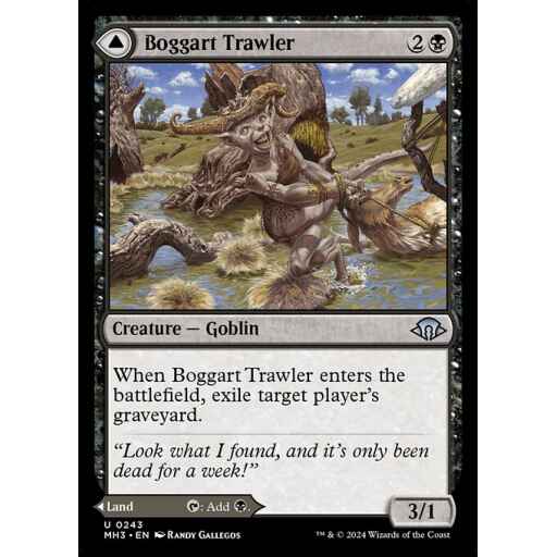 Modern Horizons 3 - 243 - Boggart Trawler // Boggart Bog - Uncommon - C - Non-foil