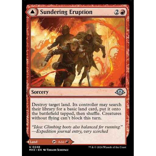 Modern Horizons 3 - 248 - Sundering Eruption // Volcanic Fissure - Uncommon - C - Non-foil