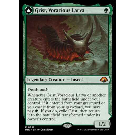 Modern Horizons 3 - 251 - Grist, Voracious Larva // Grist, the Plague Swarm - Mythic - C - Non-foil