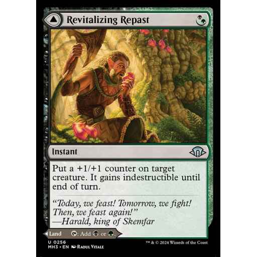 Modern Horizons 3 - 256 - Revitalizing Repast // Old-Growth Grove - Uncommon - C - Non-foil