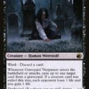 Innistrad: Midnight Hunt - 104 - Graveyard Trespasser // Graveyard Glutton - Rare - C - Foil