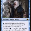 Innistrad: Midnight Hunt - 61 - Malevolent Hermit // Benevolent Geist - Rare - C - Non-foil
