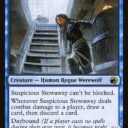 Innistrad: Midnight Hunt - 80 - Suspicious Stowaway // Seafaring Werewolf - Rare - C - Non-foil