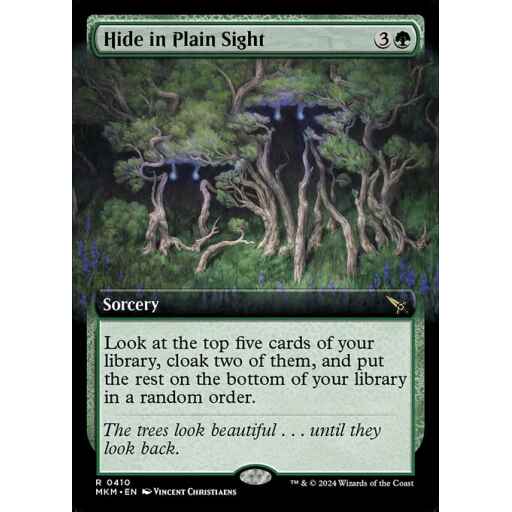 Murders at Karlov Manor - 410 - Hide in Plain Sight - Rare - G - Foil