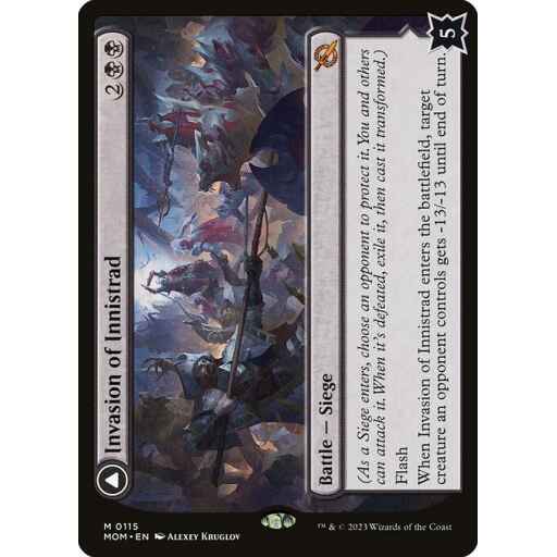 March of the Machine - 115 - Invasion of Innistrad // Deluge of the Dead - Mythic - C - Non-foil