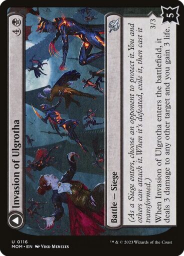 March of the Machine - 116 - Invasion of Ulgrotha // Grandmother Ravi Sengir - Uncommon - C - Non-foil