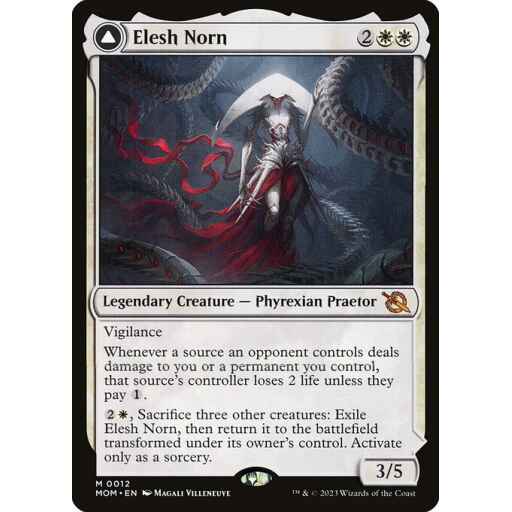 March of the Machine - 12 - Elesh Norn // The Argent Etchings - Mythic - C - Non-foil
