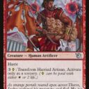March of the Machine - 143 - Harried Artisan // Phyrexian Skyflayer - Uncommon - C - Non-foil