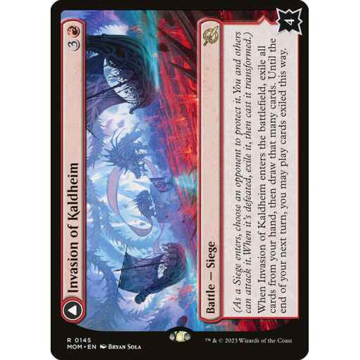 March of the Machine - 145 - Invasion of Kaldheim // Pyre of the World Tree - Rare - C - Foil