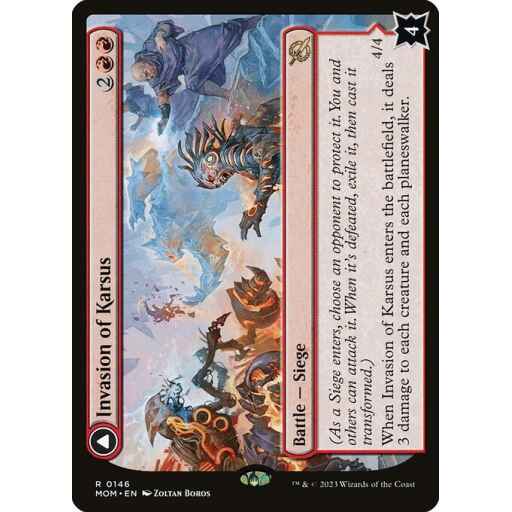 March of the Machine - 146 - Invasion of Karsus // Refraction Elemental - Rare - C - Foil