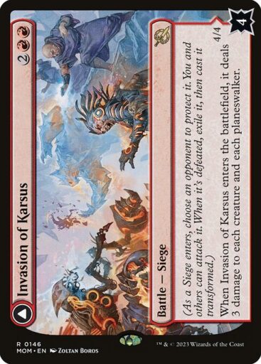 March of the Machine - 146 - Invasion of Karsus // Refraction Elemental - Rare - C - Non-foil