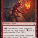 March of the Machine - 157 - Pyretic Prankster // Glistening Goremonger - Common - C - Non-foil
